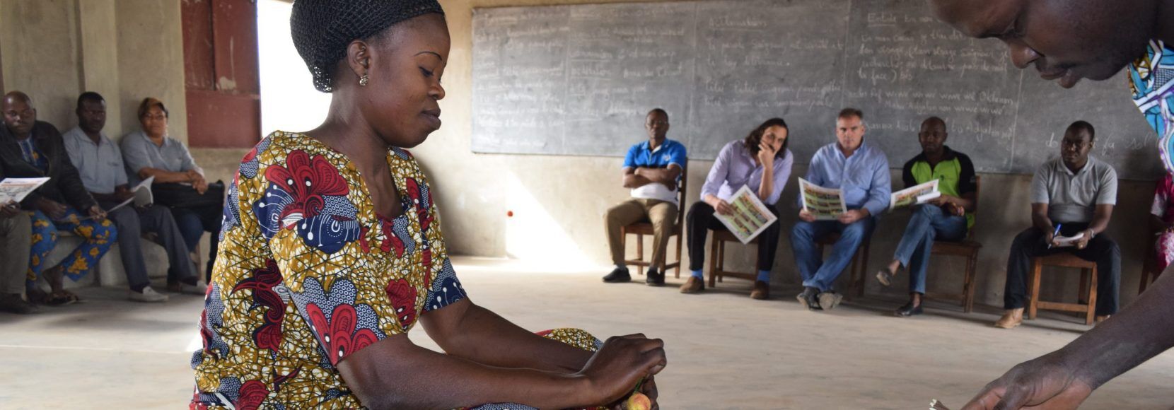 Elisabeth Atchade lives in Benin with her husband and four children